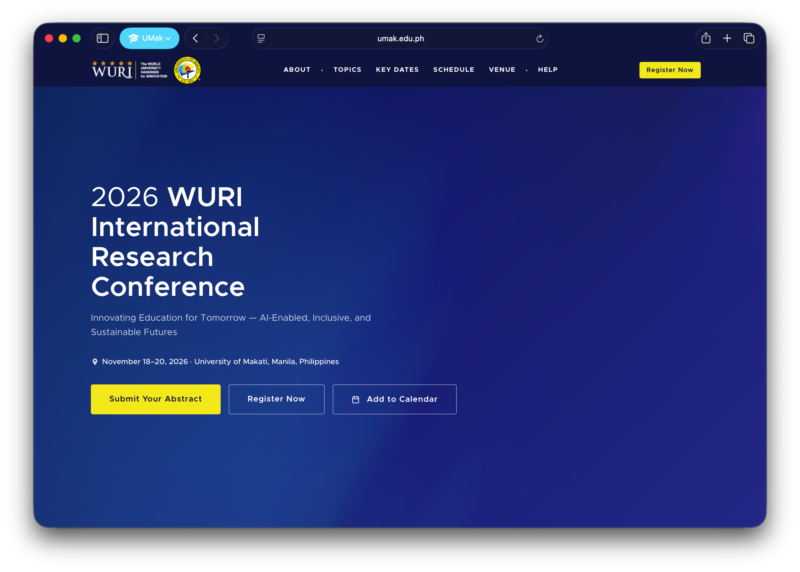 WIRC 2026 screenshot